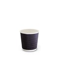 CUP TRIPLE WALL TWIST BLACK 4OZ