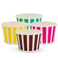 CUP CANDY STRIPE ICE CREAM 8OZ