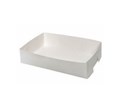 TRAY CAKE WHITE MEDIUM 230 x 150 x 45mm