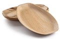 PLATTER OVAL PALM LEAF 415X270