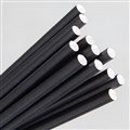 STRAW PAPER REGULAR BLACK 5000  200 X 5 MM