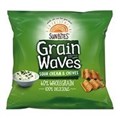 GRAINWAVES SOUR CREAM AND CHIVES 28G