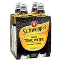 SCHWEPPES TONIC WATER 4X300ML