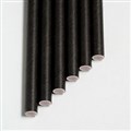 STRAW PAPER JUMBO BLACK 250  235 X 8 MM