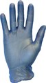 GLOVE VINYL BLUE LIGHTLY POWDERED SMALL