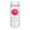 COCO COAST RASPBERRY FLAVOUR SPARKLING COCONUT WATER 24X500ML