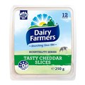 250G DAIRY FARMERS TASTY CHEDDER SLICE CHEESE