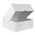 BOX CAKE WHITE 8X8X25 200 x 200 x 625mm